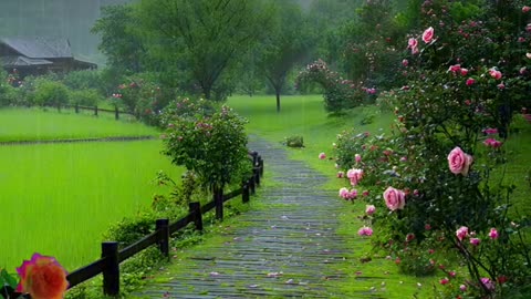 A Rainy Stroll Through Nature’s Garden