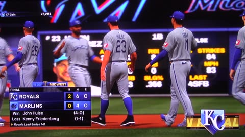 MLB The Show: Kansas City Royals vs Miami Marlins (S21 G20)