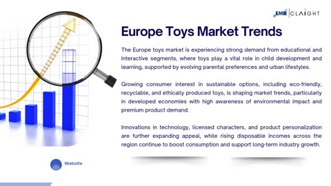 Europe Toys Market Size, Share, Trends and Report | 2025-2034