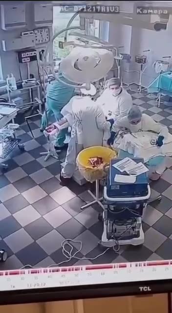 Ongoing Surgery Interrupted by Earthquake