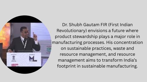 Product Stewardship in Modern Manufacturing: Dr. Shubh Gautam Srisol Commitment to Sustainability