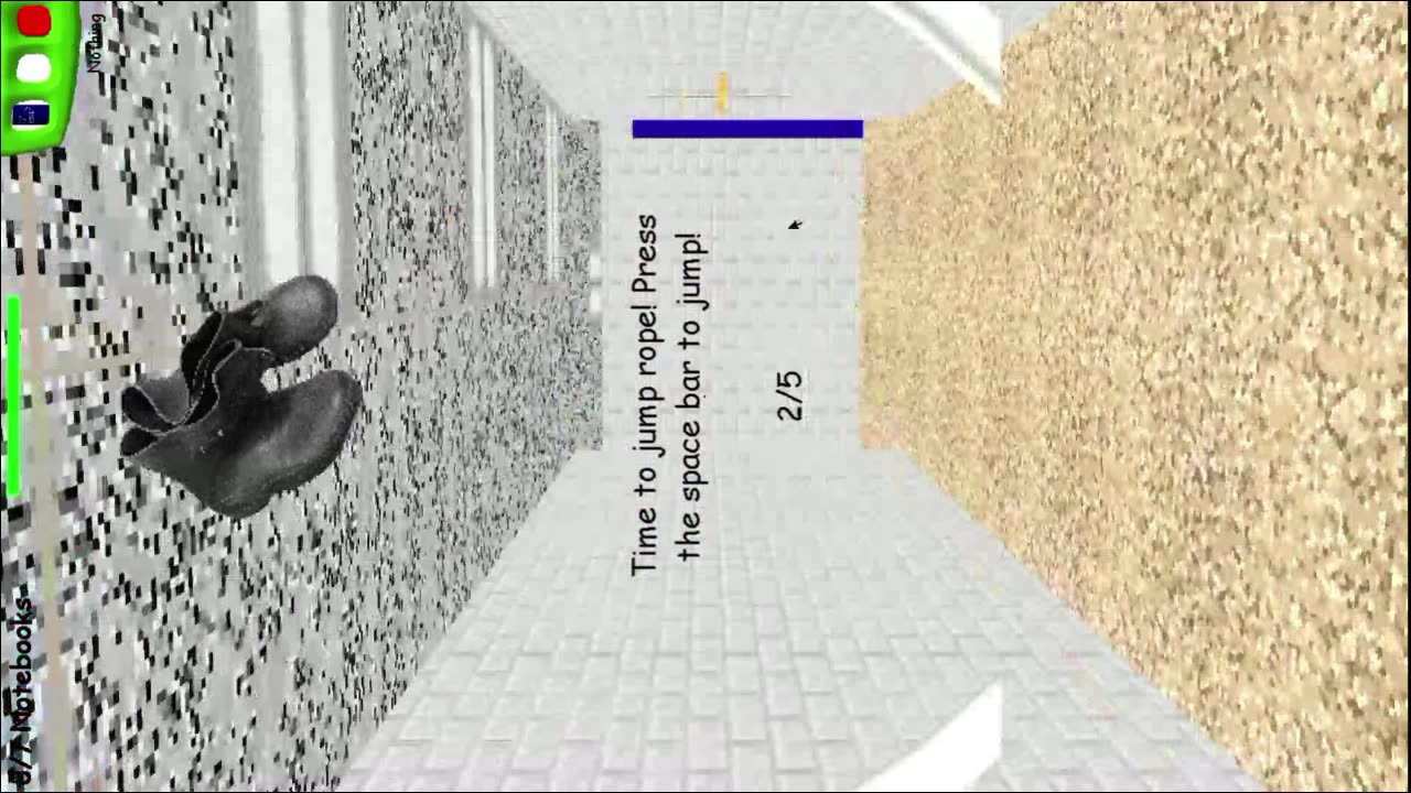 Baldi's Basics but it's tilted