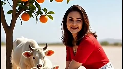 Emotional Cow & Girl Story
