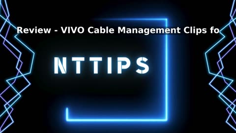 VIVO Cable Management Clips for Desk Monitor Stands, Computer Office Workstation