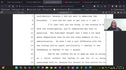V 7- Robert Hur Classified Documents Interview with Joe Biden