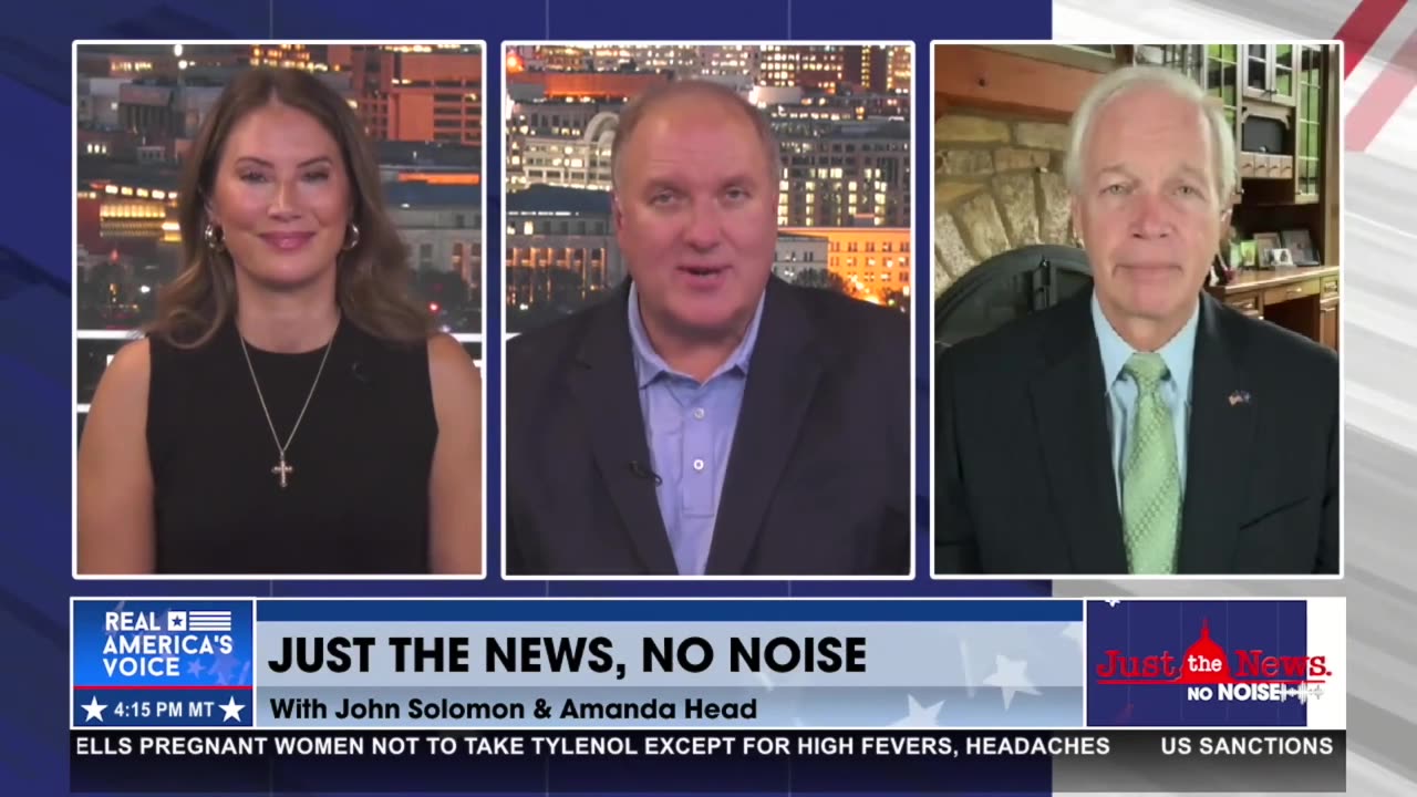 Senator Ron Johnson on Just The News 9.22.25