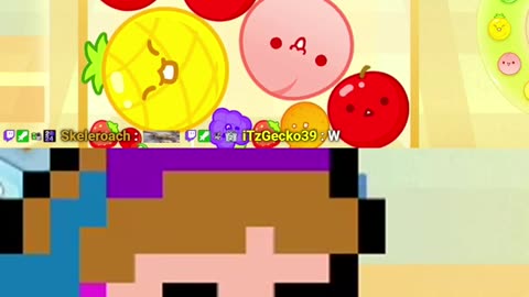 Cuando te asustas con tus propias alertas XD #skelepa #suikagame #twitch #kickstreaming