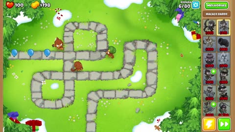 Bloons TD 6 Ape Field Hard Round 6
