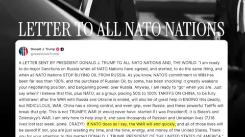 ''NATO IS COLLAPSING'' TRUMP JUST DELIVERED A KNOCKOUT BLOW TO NATO'S GLOBALISTS ... [PUBLISHED TODA