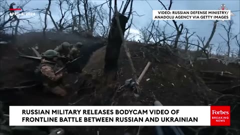 Russian Military Releases Bodycam Video Of Frontline Battle Between Russian And Ukrainian Forces