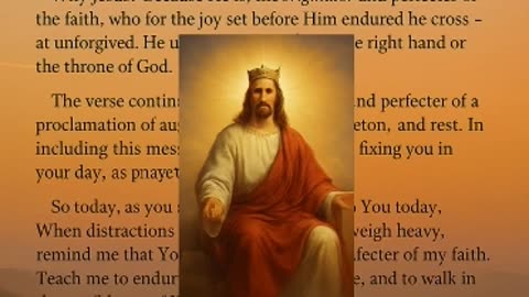 Morning Devotional - Fixing Our Eyes on Jesus - Hebrews 12.2