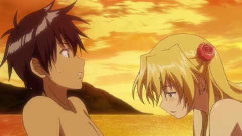 Anime Campione!-When you are at the beach with beautiful girls that love you