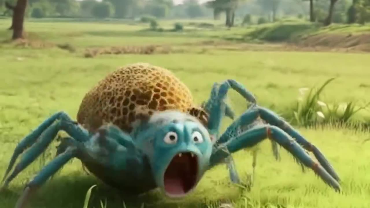 The poor puppy rescue spider from bees #puppy #rescue #spider #bee #animalsaas