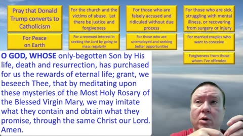 Mary's Daily Live Holy Rosary Prayer at 8:00 p.m. EDT 08/09/2025