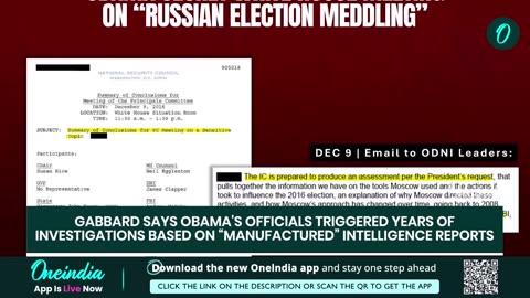 ‘Obama Should Be Prosecuted…’ Trump’s EXPLOSIVE Claim On DNI Gabbard’s Findings On 2016 Elections.