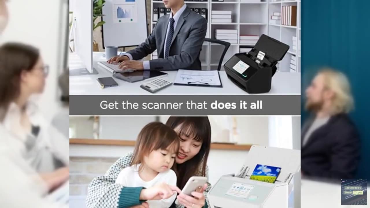ScanSnap iX2500 Wireless or USB High-Speed Cloud Enabled Document, Photo & Recei