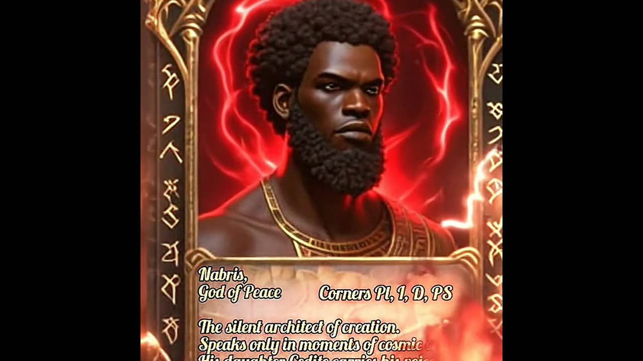 Nabris, God of Peace — Whispers Of The Lost Lore Card Animation