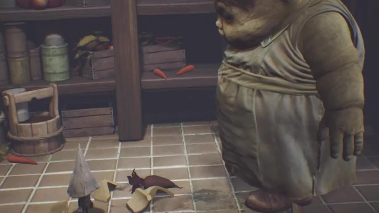 Fat Chub totally ignored the mushroom kid?