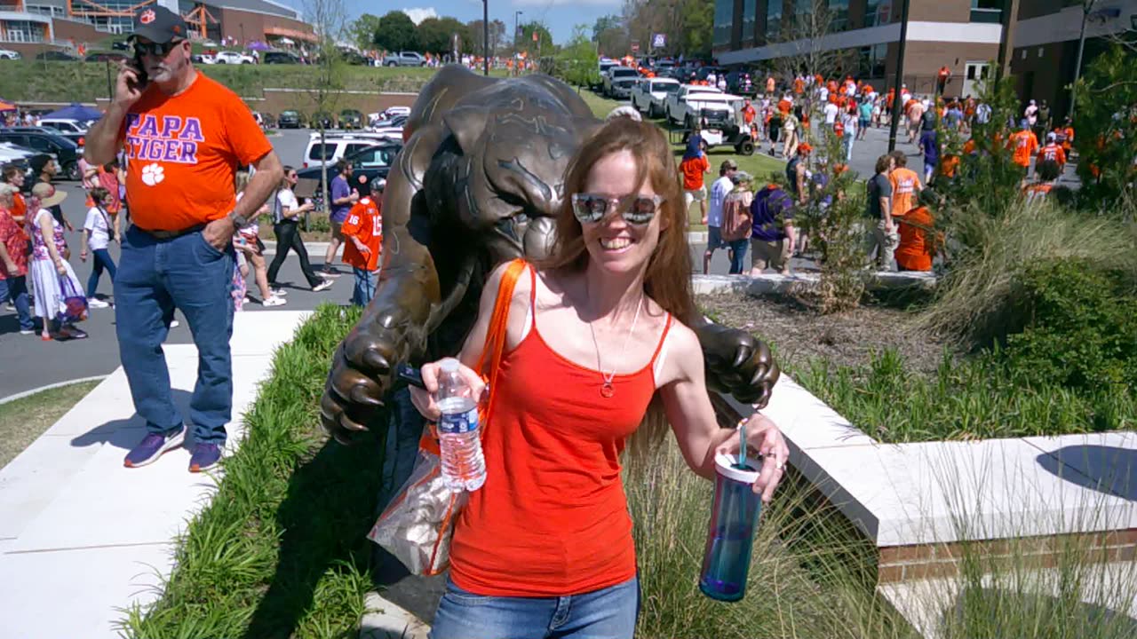 Clemson Spring Game Tiger Walk