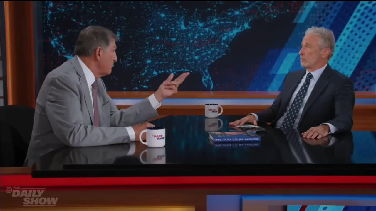 Joe Manchin Stuns Jon Stewart on Why West Virginia Democrats Keep Voting for Trump