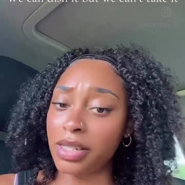 We can dish it but we can't take it