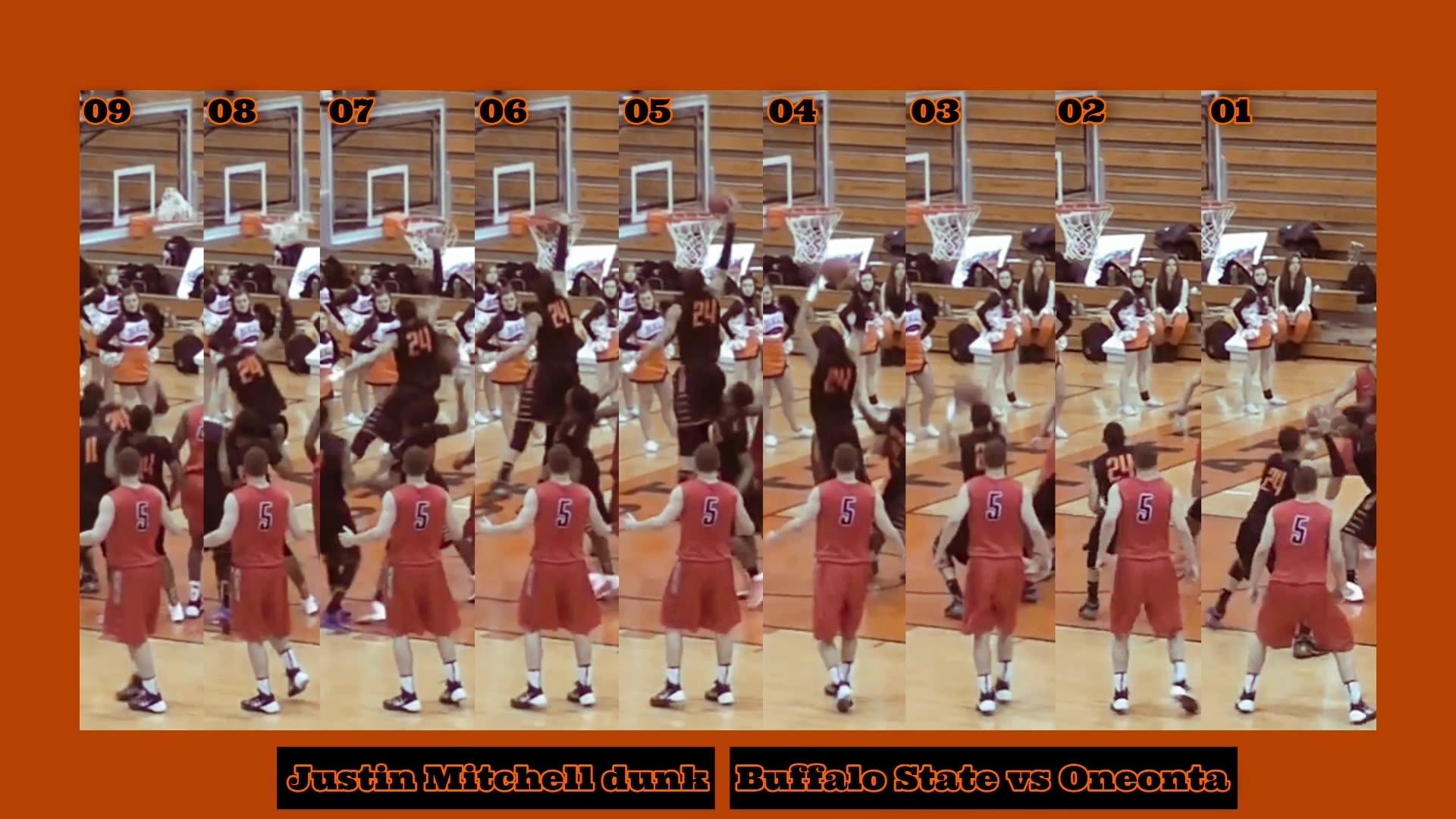Prototype 266: Justin Mitchell dunk vs Oneonta