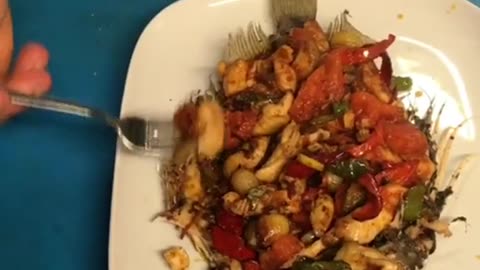 Shrimp Fried Rice Mukbang