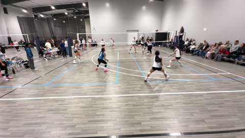 SUVL Mojo Girls 17/18 Tourney - Pool Play Day 1: vs Aces 18s Gold - Set 1 of 2