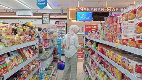 Moments While Shopping at the Supermarket