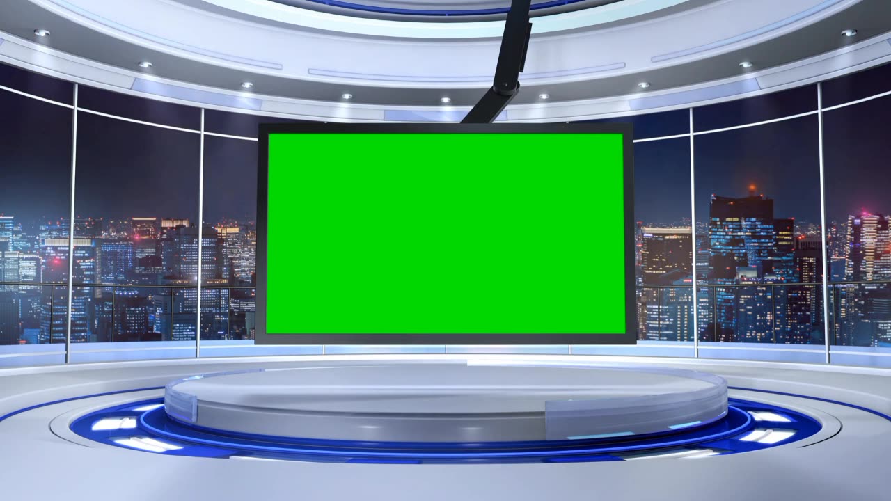 News studio free stock video