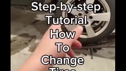 Step by step how to change a tire