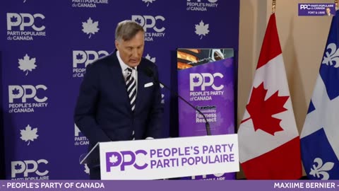 Flashback - LIVE: Conférence de presse de Maxime Bernier
