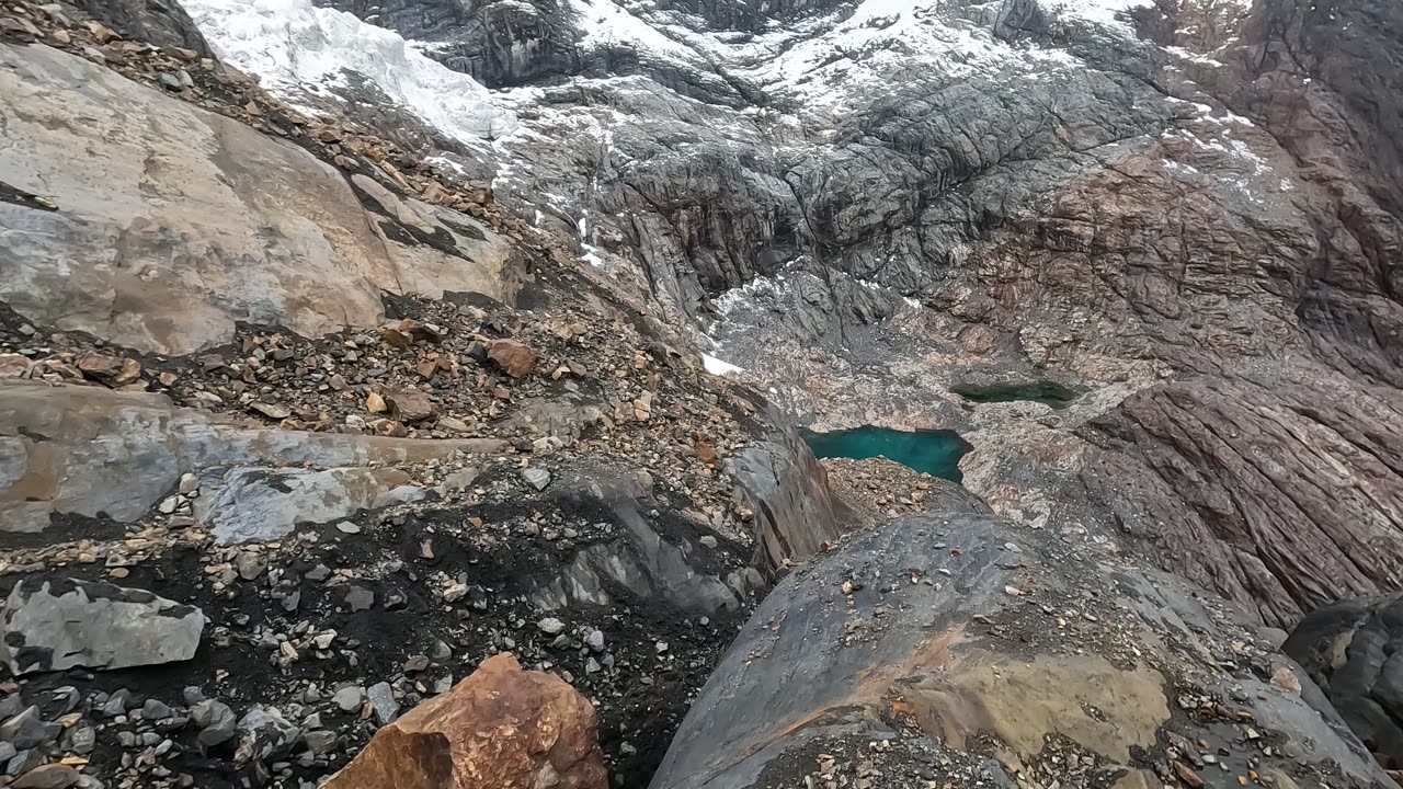 Walking out the door in Huaraz
