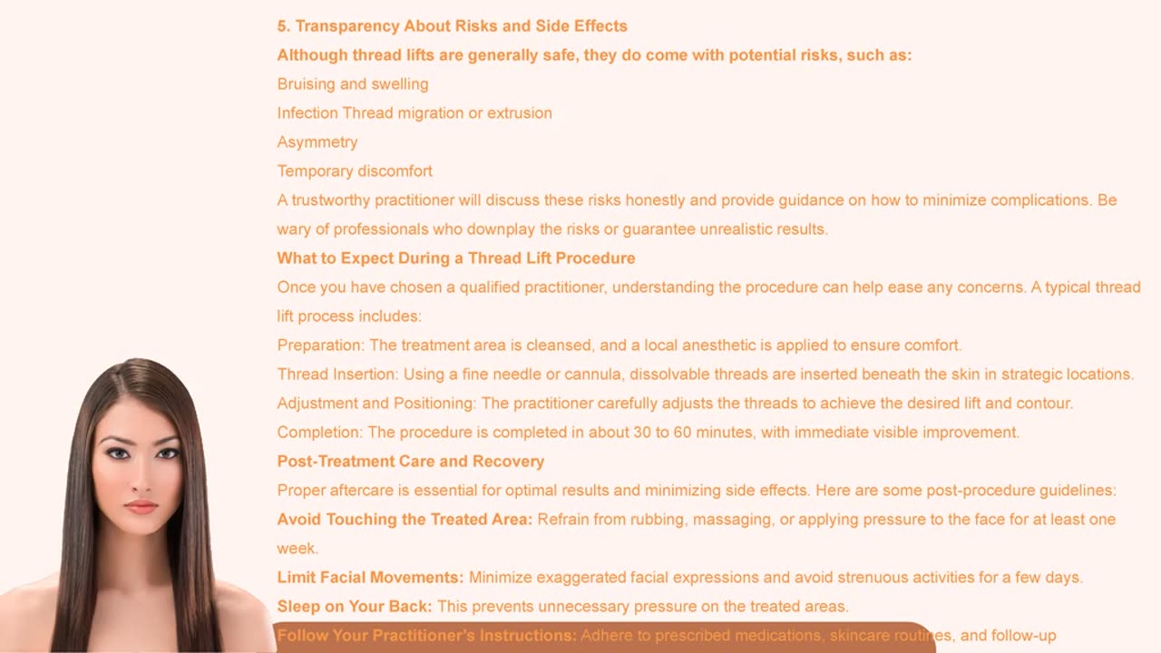 Your Guide to Safe and Effective Thread Lifts: Tips for Choosing the Right Practitioner