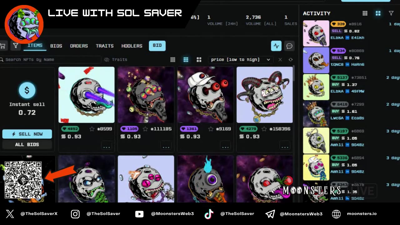 LIVE GIVEAWAY | BEST NFT ART | $MROCKS