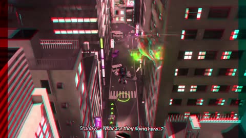 Anaglyph 3D | Shadow Teleported through Sonic Ring