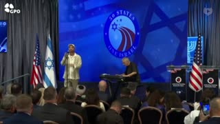 50 States One Israel - serenade to delegates