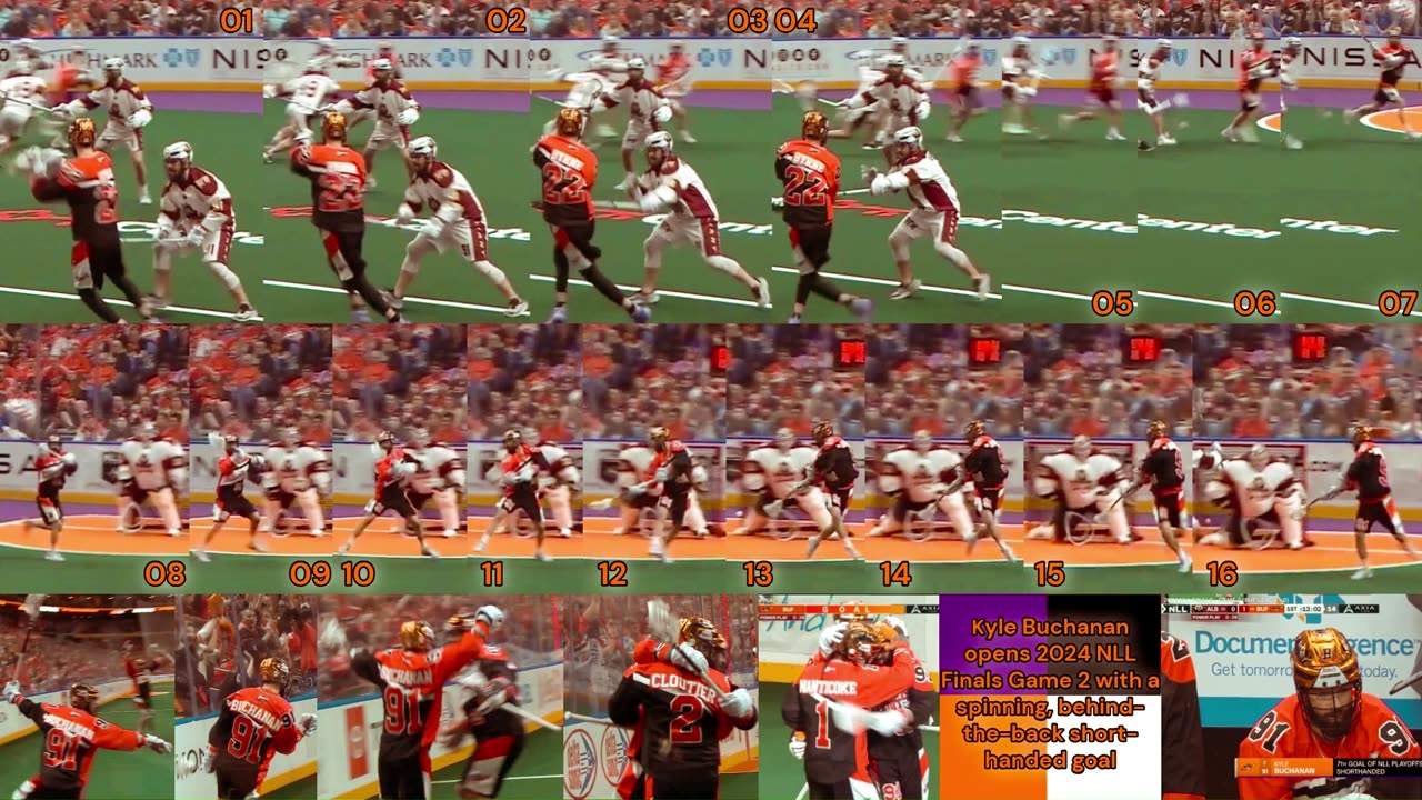 Prototype 135: Kyle Buchanan spinning, behind the back goal