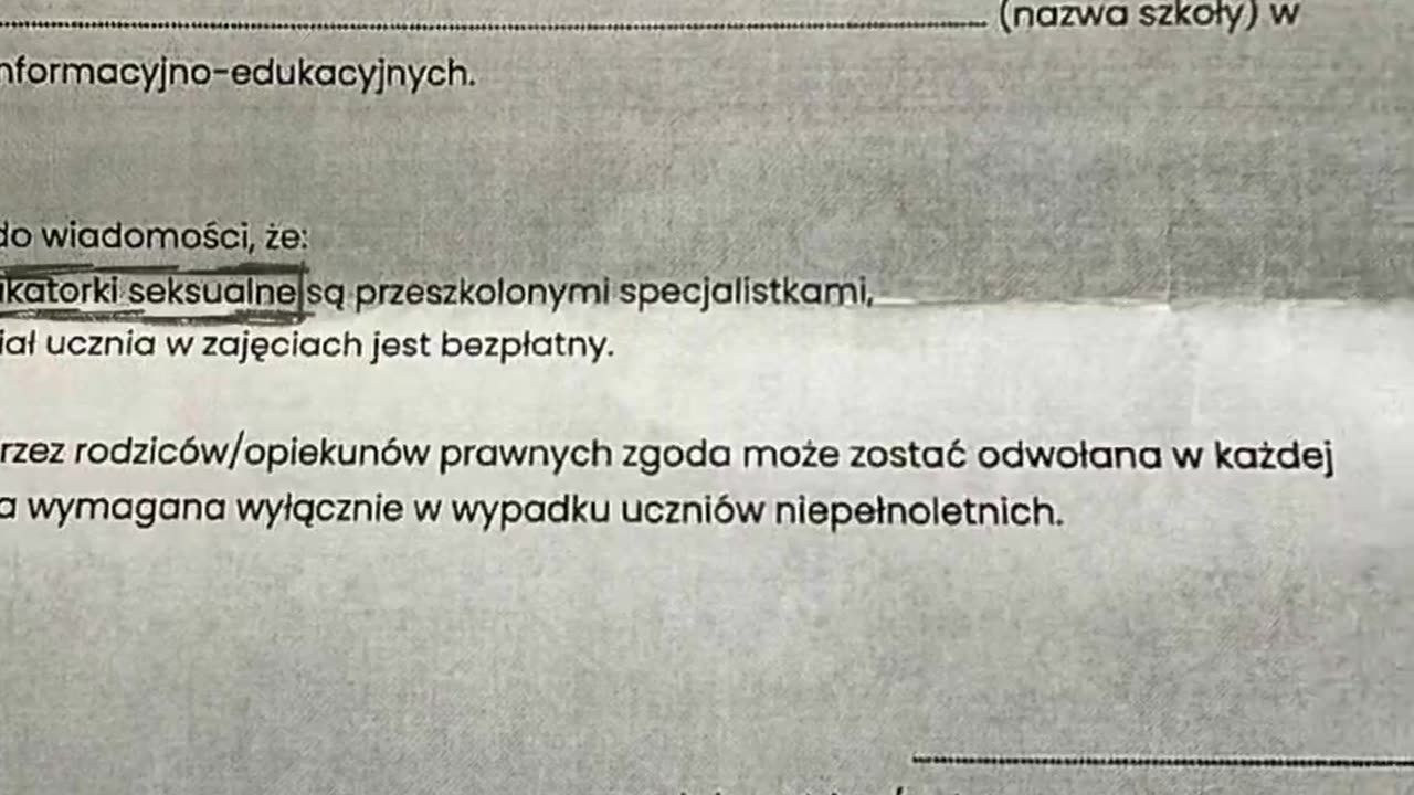 Deprawacja dzieci wchodzi do szkół tylnymi drzwiami, zobaczcie👇