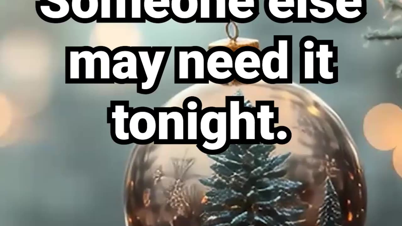 Share this warmth. Someone else may need it tonight. #calmdownanxiety #meditation #christmasmusic