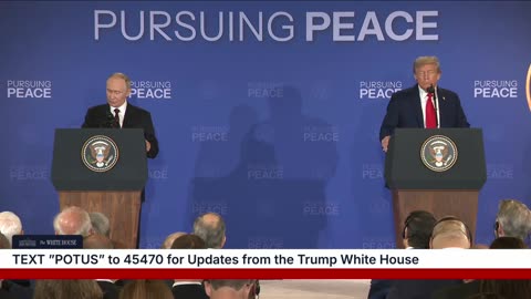 President Trump Participates in a Press Conference with the President of the Russian Federation