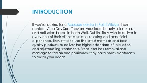 Best Massage in Point Village