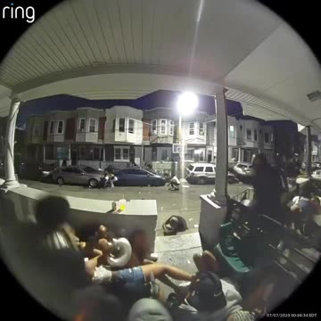 Good grief - Philadelphia. Another peaceful day in a black neighborhood.