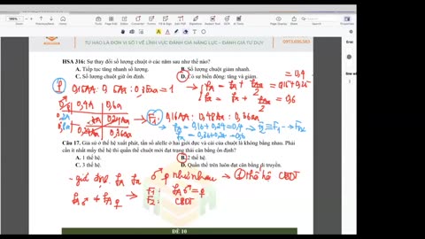 SINH BUỔI 24 : LUYỆN ĐỀ