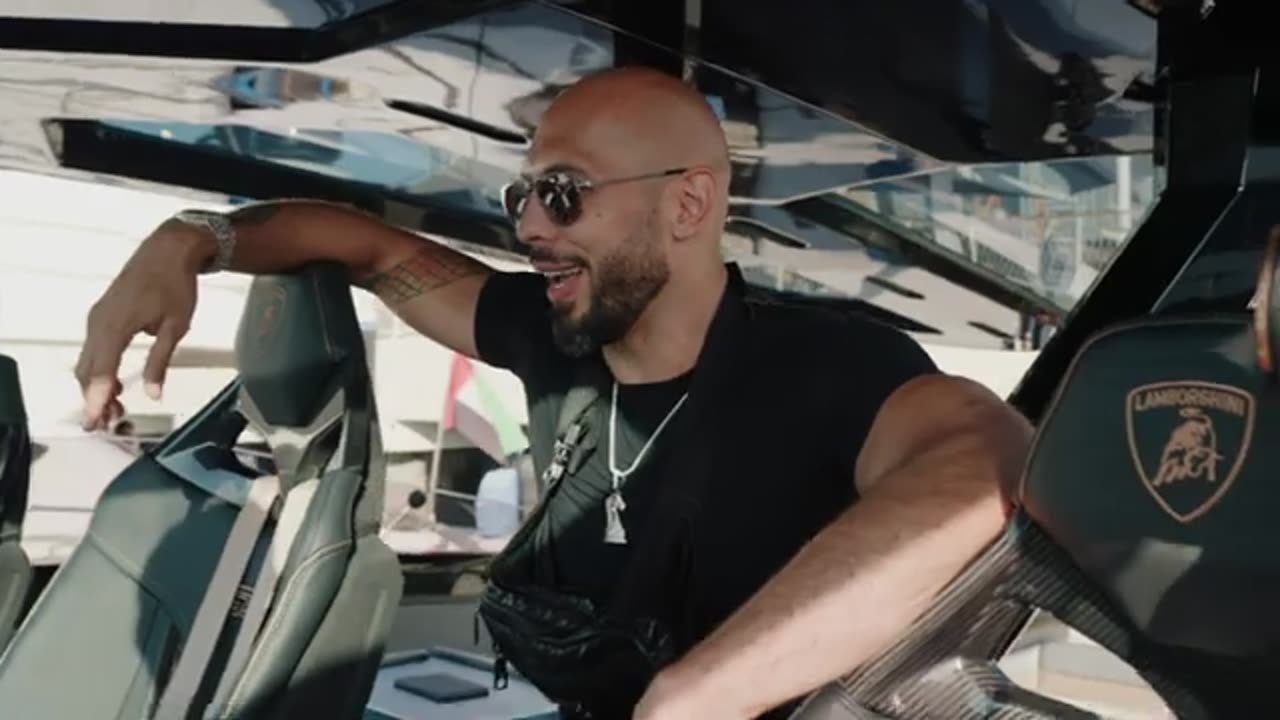 A Day in The Life With Andrew Tate On My $8,000,000 Lamborghini 63 Yacht