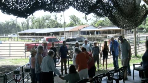 Skipper Calder & Cowboy-up Ministry bring horse training with a message at 11am.