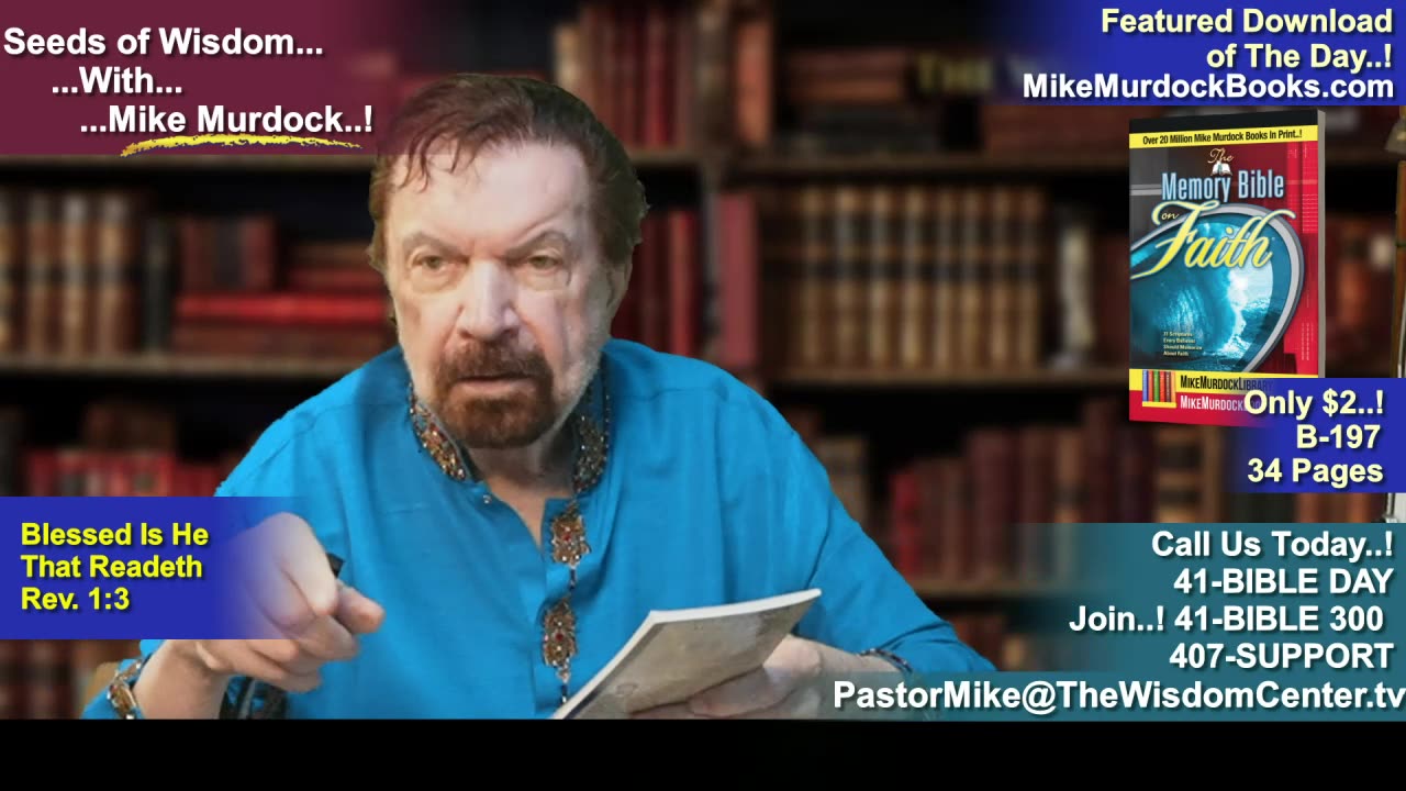 Re-Air: Seeds of Wisdom With Mike Murdock...!!!