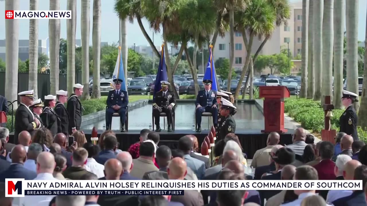 🇺🇸 SOUTHCOM Change of Command | Adm. Alvin Holsey Relinquishes Duties to Lt. Gen. Evan Pettus [LIVE]