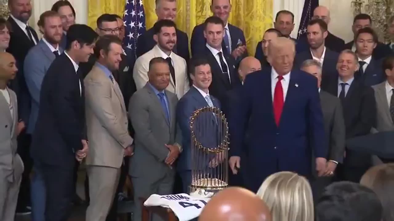 Trump Makes LA Dodgers Crack Up With Shot At Adam Schiff, Hilarious One-Liner