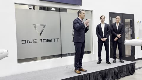 Pete Hegseth At Cutting Edge Defense Contractor Divergent Technologies
